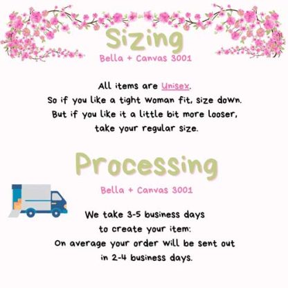 Sizing Processing